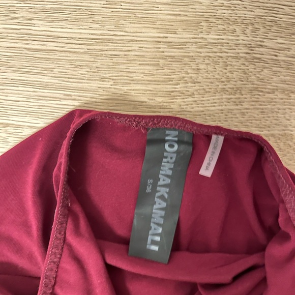 Burgundy Norma Kamala Dress, Small/36 - Picture 3 of 5